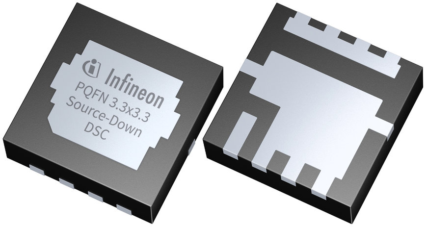 Infineon adds PQFN Dual-Side Cooling 25-150 V portfolio to its OptiMOS™ Source-Down power MOSFET family
